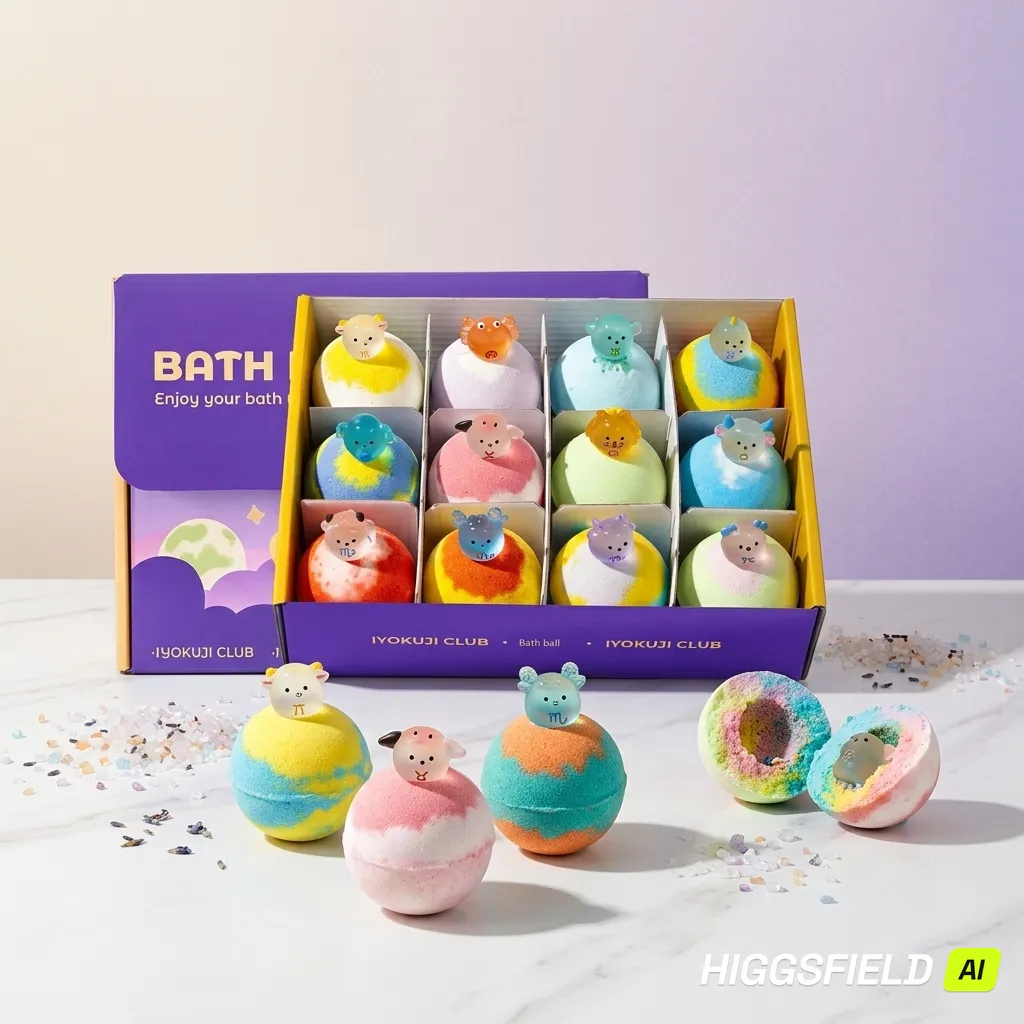 Plouf Zodiac Surprise Bath Bombs — Star Sign Gift Set