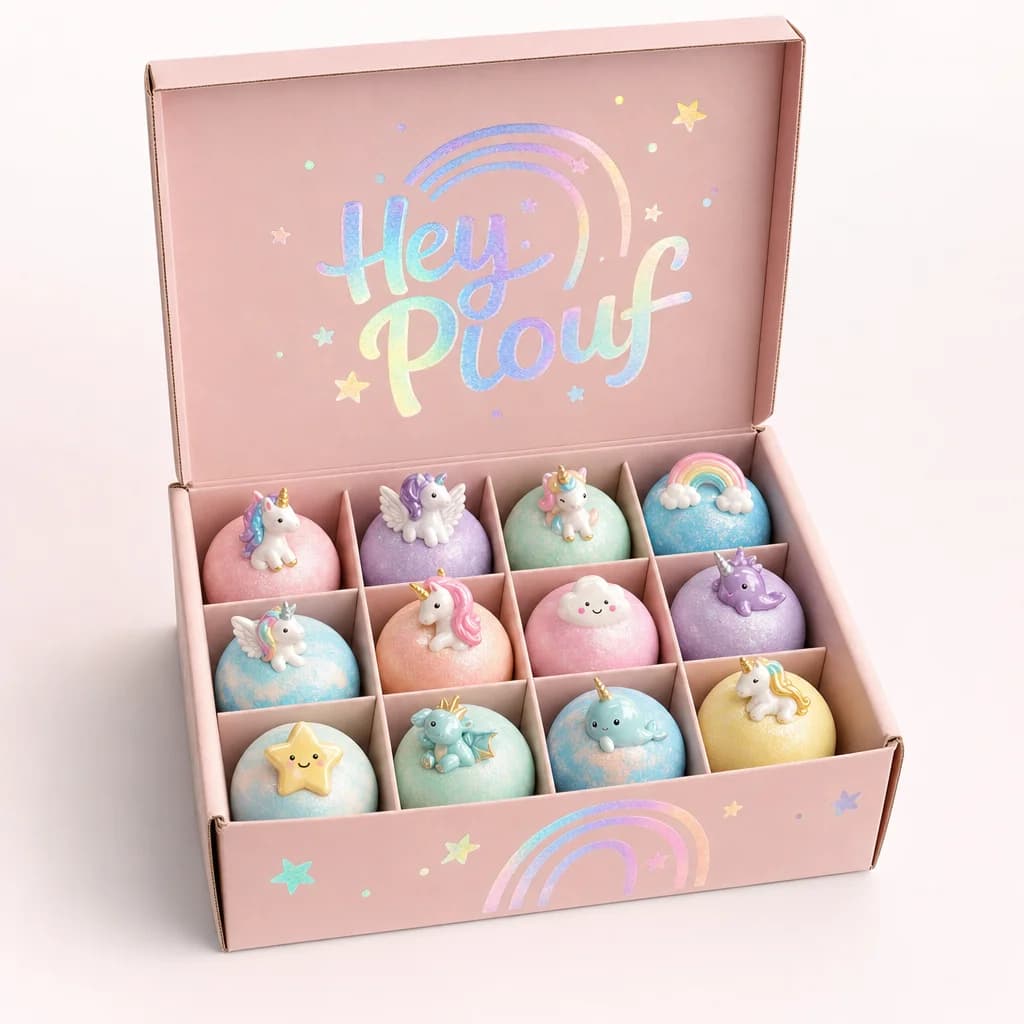 Plouf Ultimate Gift Box series infographic